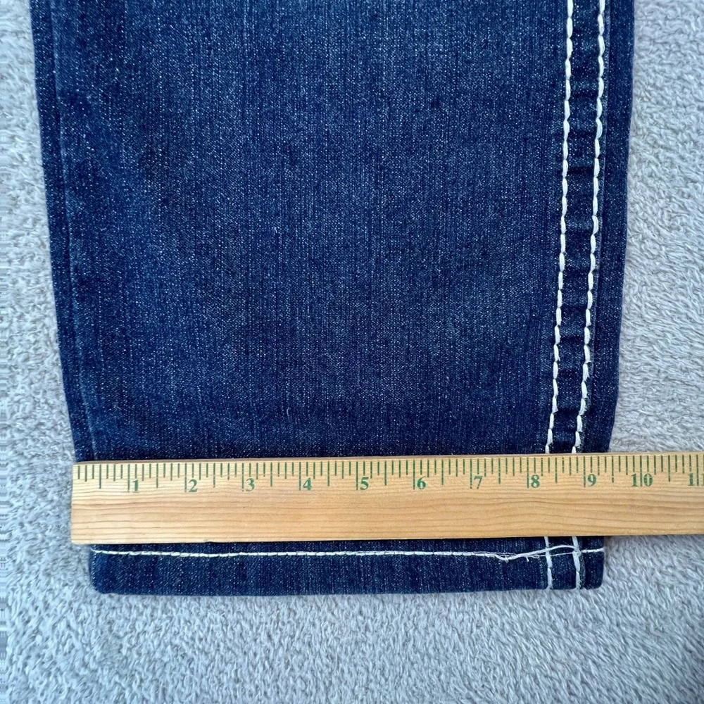 True Religion‎ Joey Super T Jeans Mens 40 Blue Contrast Stitch Made in USA Y2K